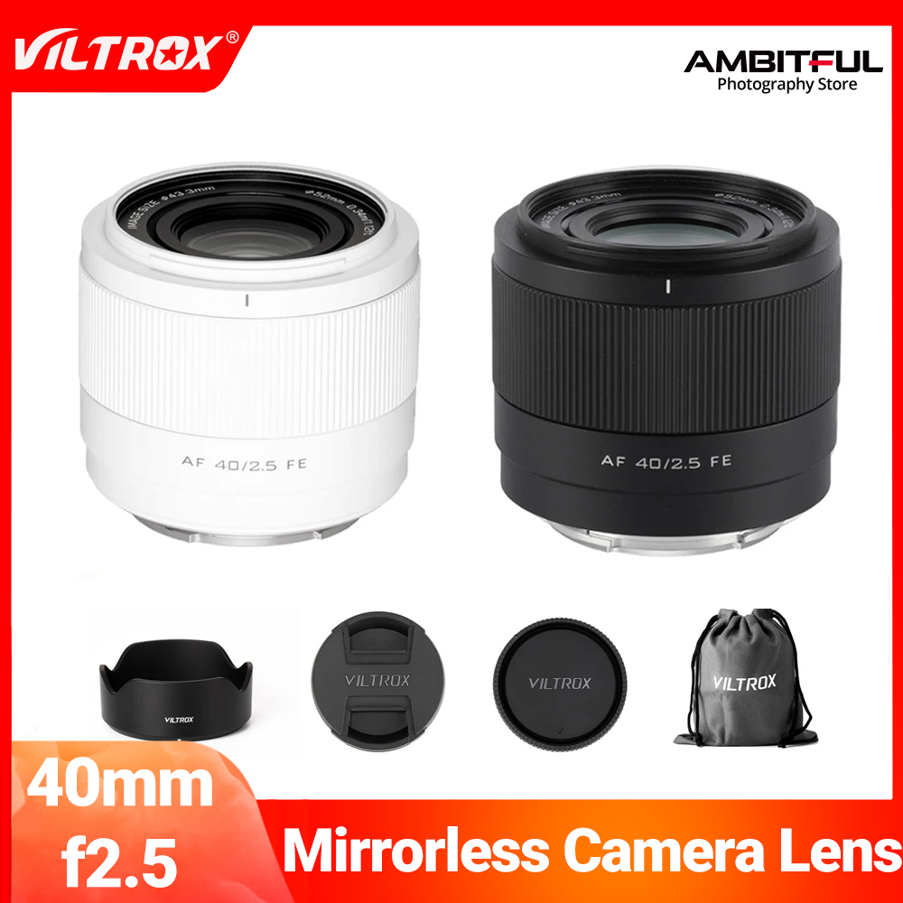 Viltrox 40mm F2.5 Full-Frame Automatic Focusing Large Aperture Fixed Focus Lens Mirrorless Camera Lens For Sony FE Mount Nikon Z Mount Mirrorless Camera