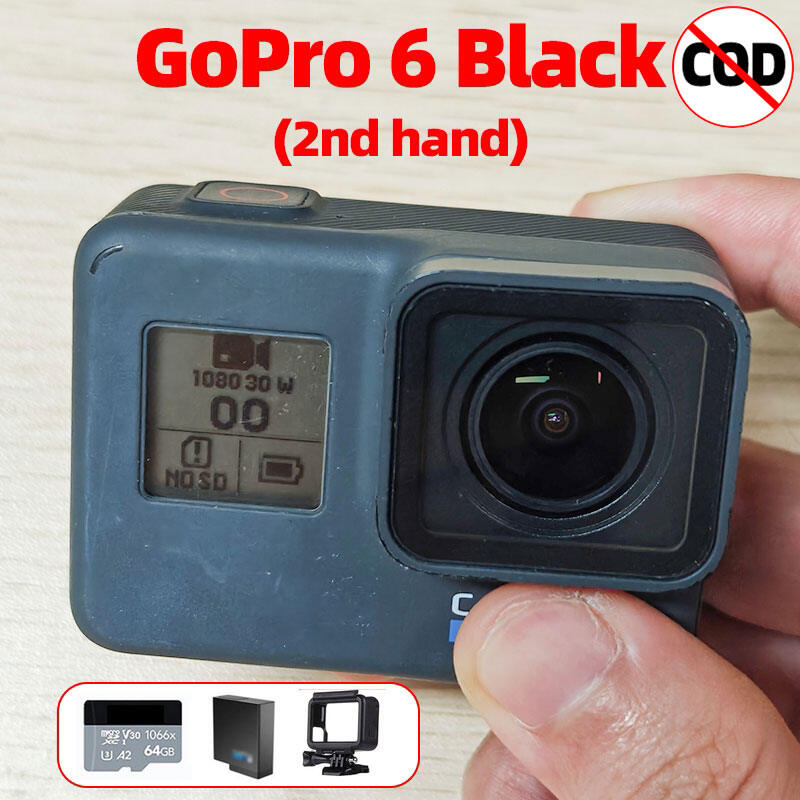 Action Camera For Gopro hero 6 Black 4K 60fps GOPRO 6 for vlog 2nd Hand