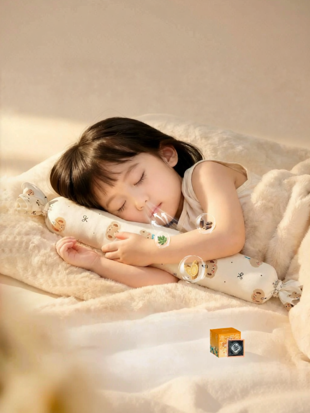 Sleep Hugging Pillow for Side Sleeping and Leg Support Herbal Fragrance Long Pillows
