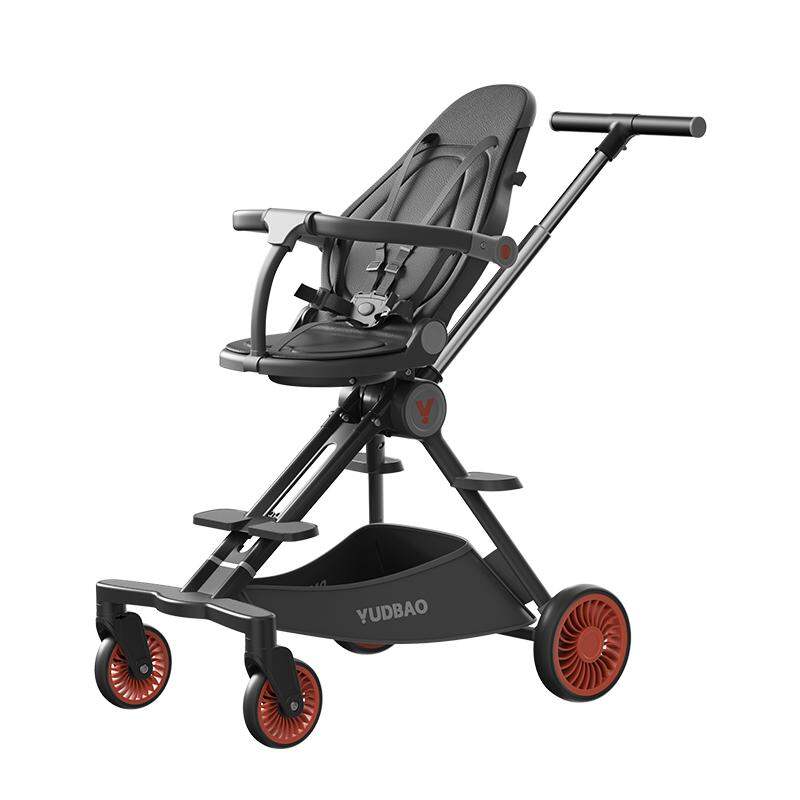 BADUTONG | Reversible High View Lightweight Foldable Sit-Lie Stroller