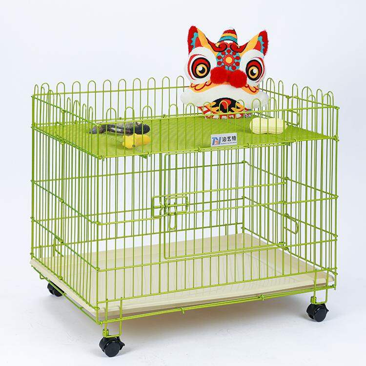 Durable Folding Wheeled Show Cage for Small Dogs
