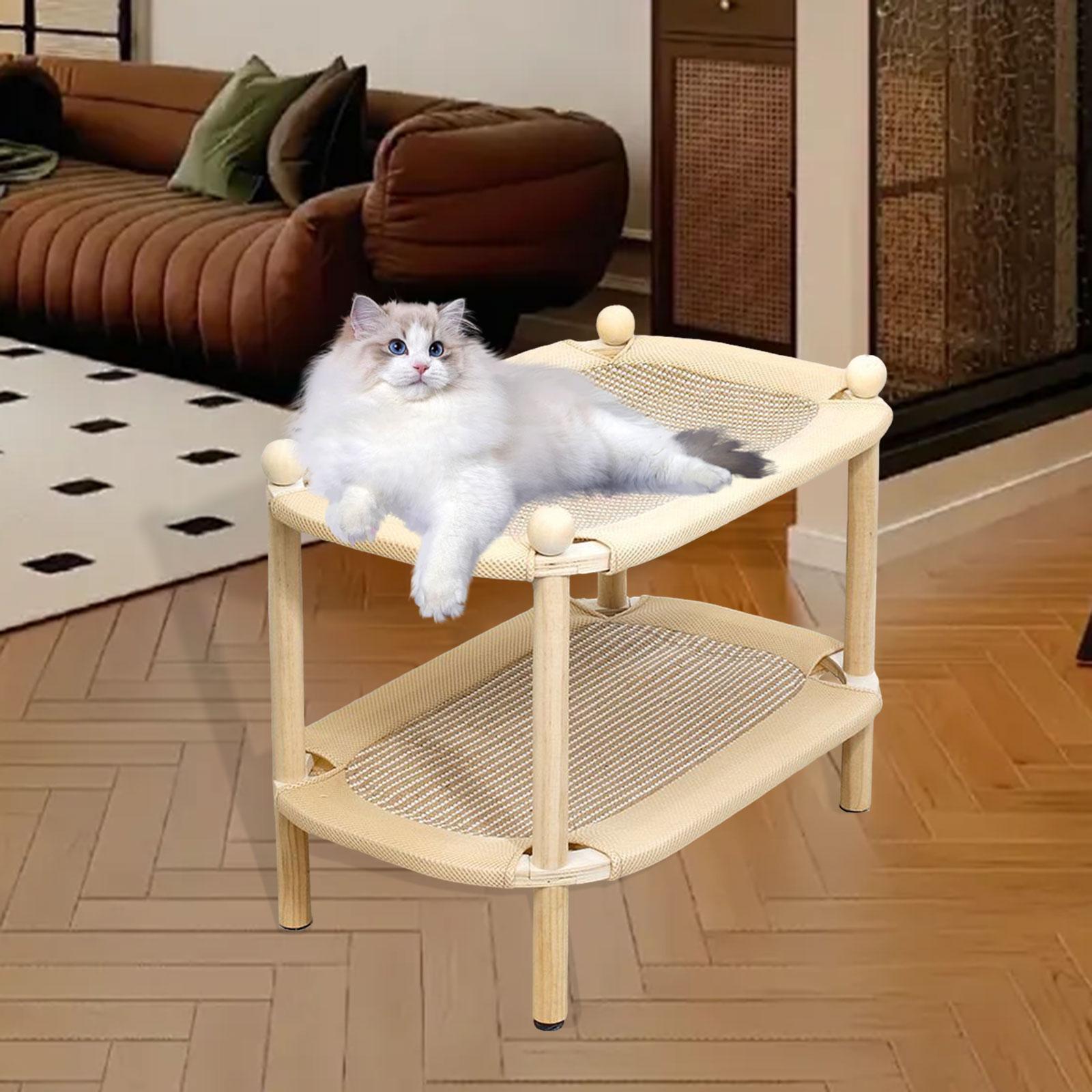 Meowhouse Cat Scratcher Bed Sleeping Sturdy Double Layer for Kitten Kitty Pet Supplies Style B