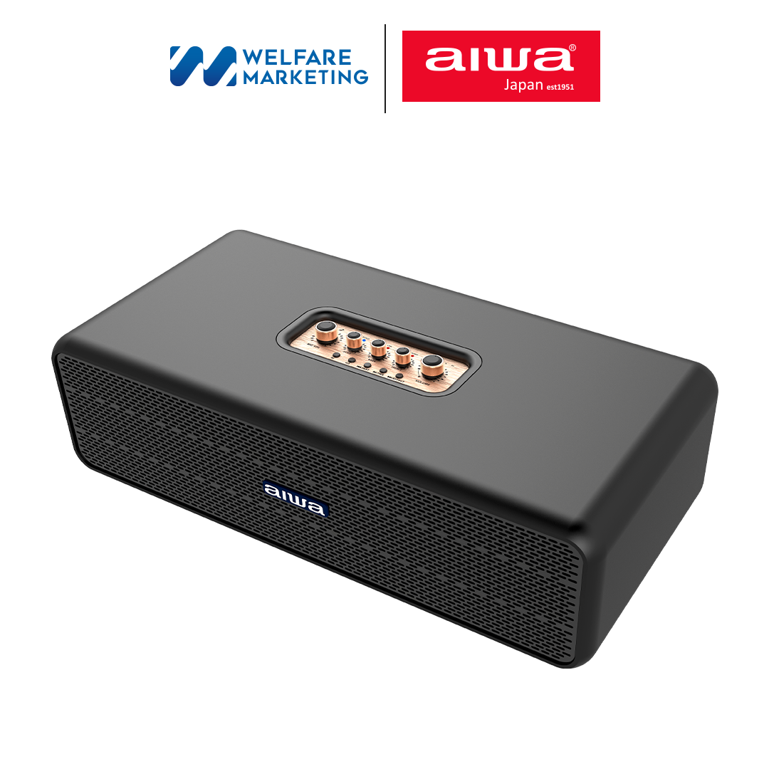 [0% Installment] Aiwa Recta Bluetooth Speaker Portable Bluetooth Speaker Super Bass