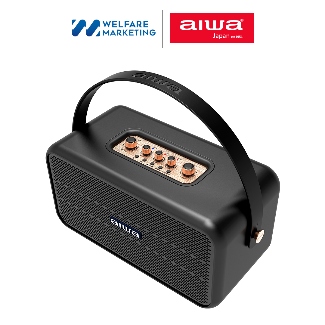 [0% Installment] Aiwa Gravity Beat Ii Bluetooth Speaker, Portable Bluetooth Speaker