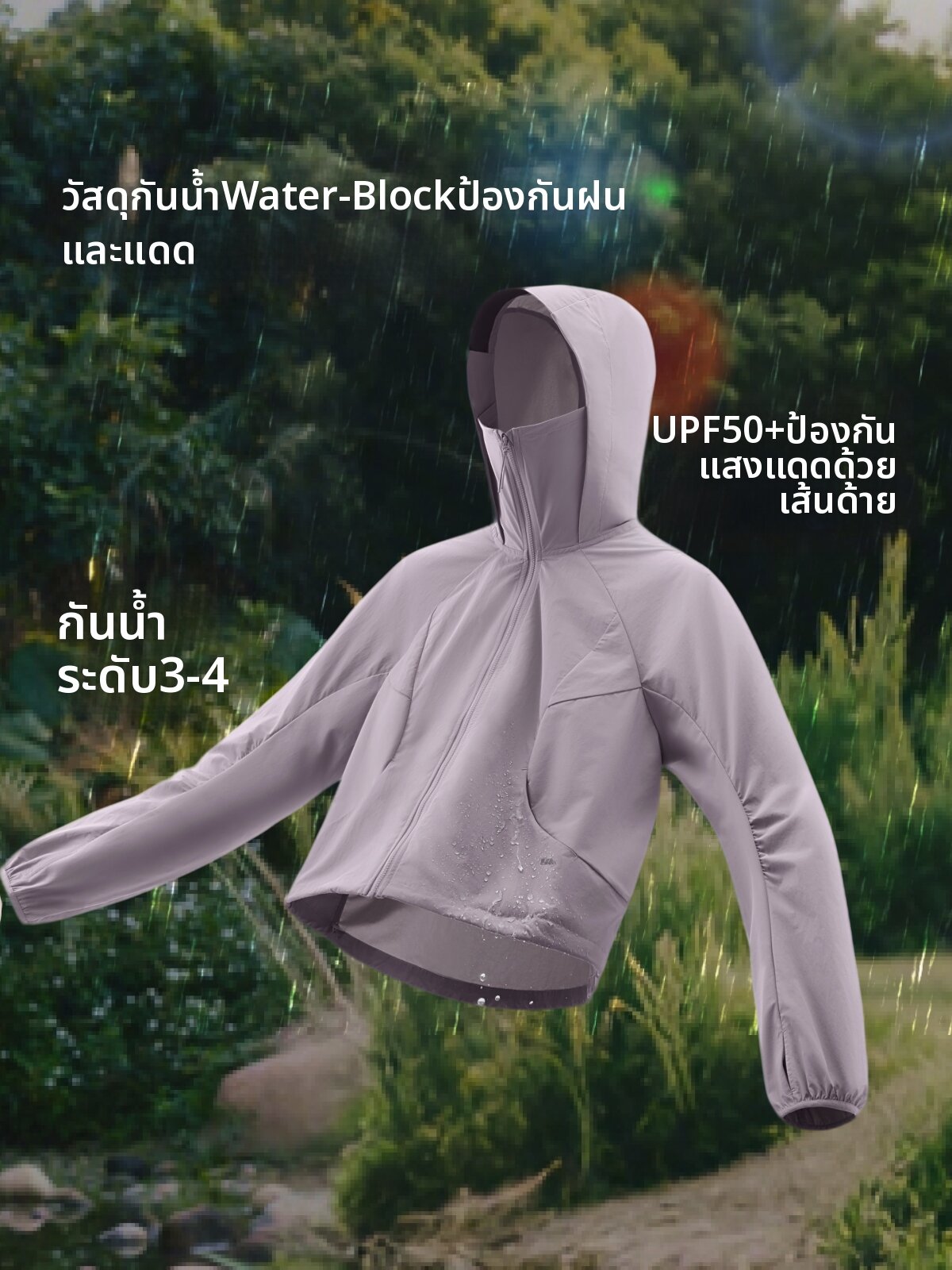 Beneunder | Breathable Rain and Sun Protection Jacket